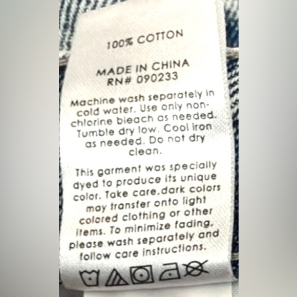 PacSun Mom Shorts High Waist Acid & Stone Washed Cotton Light Blue Wash Size 26 - Picture 10 of 11